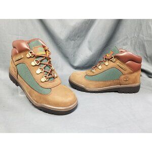 Timberland Youths Field Boot Waterproof Brown Green Size 2 NEW NO BOX!